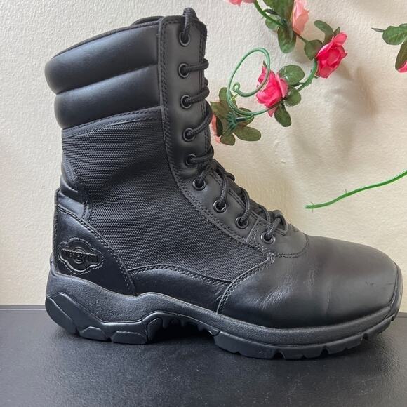 Interceptor Force Tactical Boots Men’s 9 Black Leather Duty Combat Outdoor ? main image 9